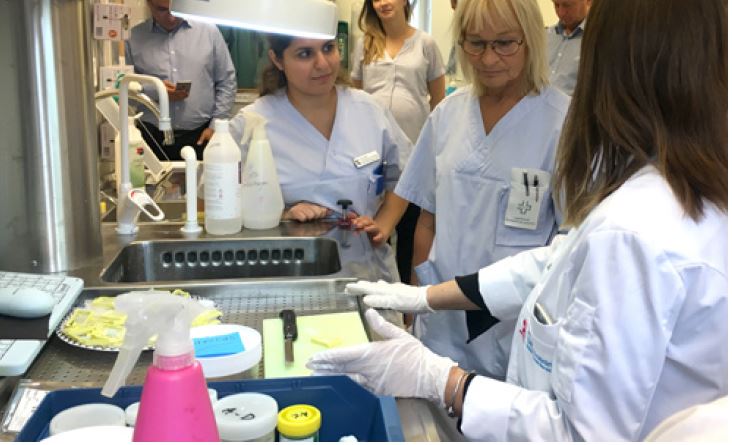 Gavle Hospital, Sweden - Tissue grossing station