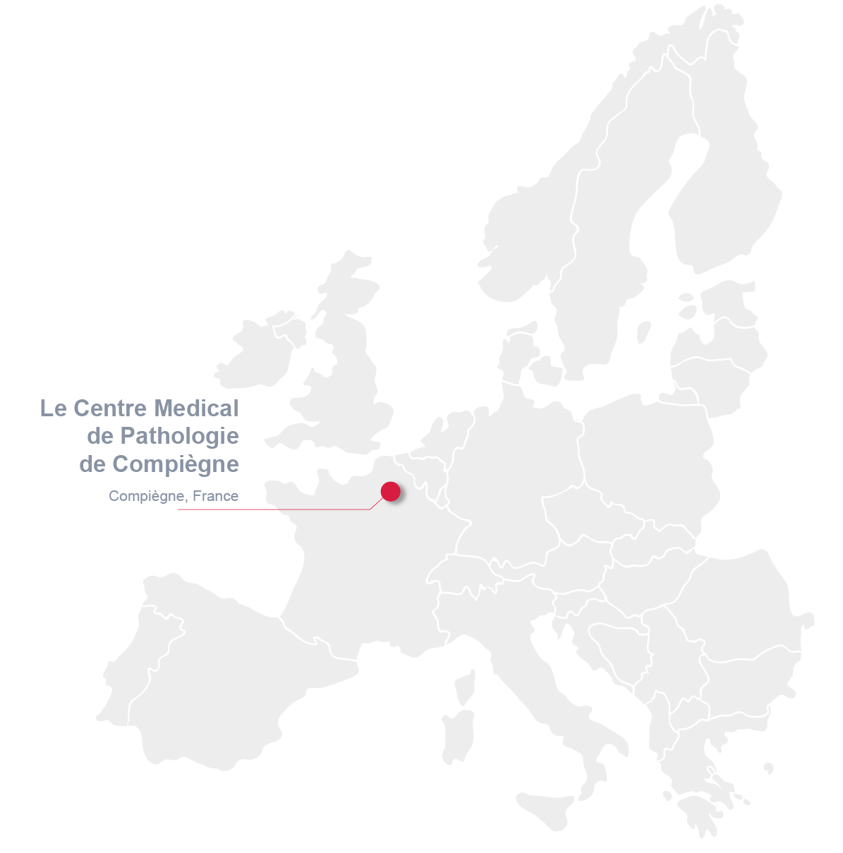 Map of Le Centre Médical de Pathologie, Compiègne, France